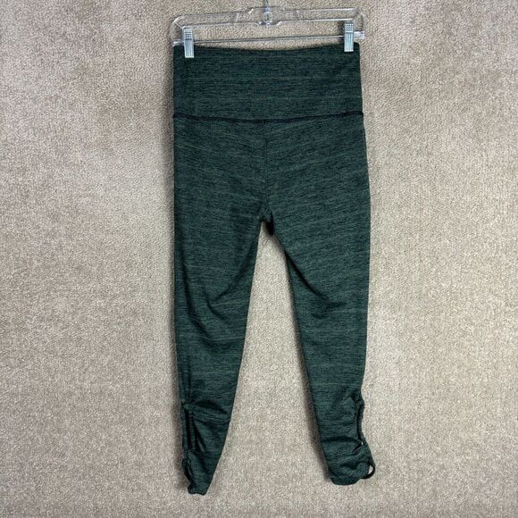 Free People Movement Revolve Legging Womens Small Green High Rise Cutout Active - Picture 8 of 12